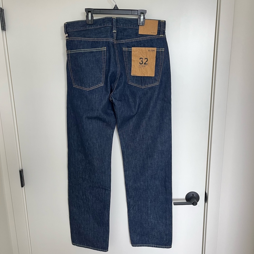 Re/Done Men's 50s Straight Jeans - Rinse Wash - 32